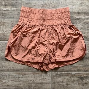 Free people. The Way Home Shorts. Large. Brushed apricot color.